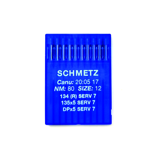 Иглы Schmetz DPx5 SERV7 80/12 для промышленных машин 