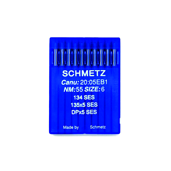 Иглы Schmetz DPx5 SES 55/6 для промышленных машин 