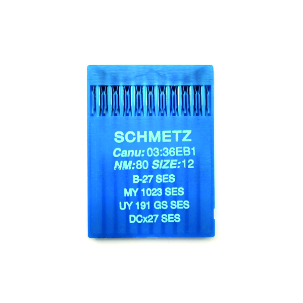 Иглы Schmetz DCx27 SES 80/12 для промышленных машин 