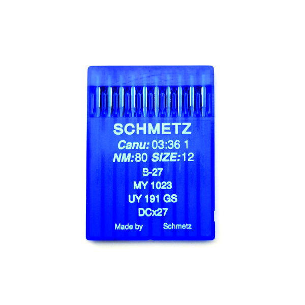 Иглы Schmetz DCx27 80/12 для промышленных машин 
