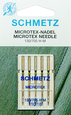 Иглы для микротекстиля №110 Schmetz 130/705H-M 5 шт 