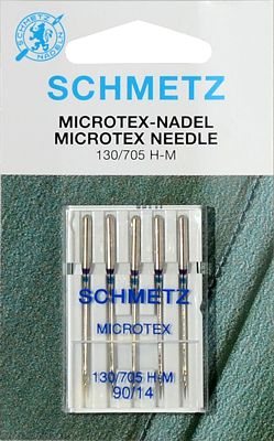 Иглы для микротекстиля №90 Schmetz 130/705H-M 5 шт 
