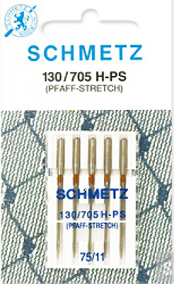 Иглы для эластичных материалов №75 Schmetz 130/705H-PS 5 шт 