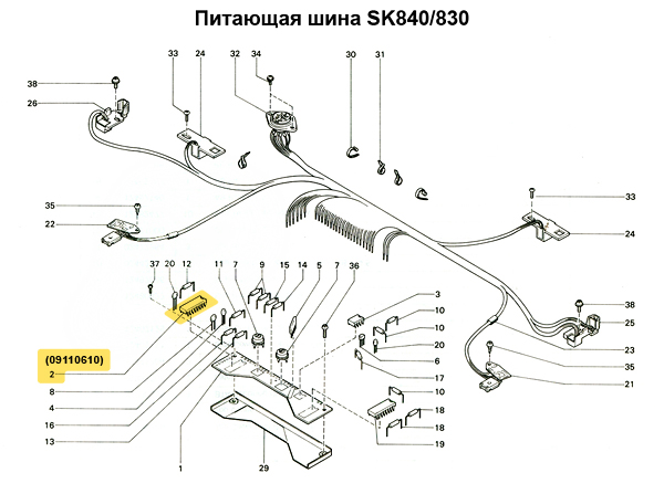 Селектор данных SK840/830/860 LC580 