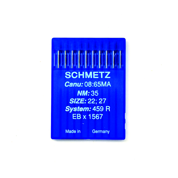 Иглы Schmetz 459R 35/22; 27 для промышленных машин 