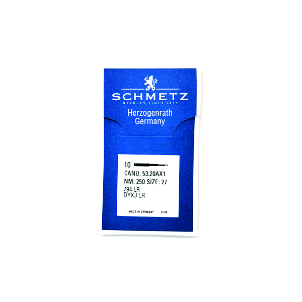 Иглы Schmetz 794LR 250/27 для промышленных машин 