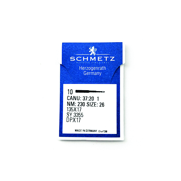 Иглы Schmetz DPx17 230/26 для промышленных машин 
