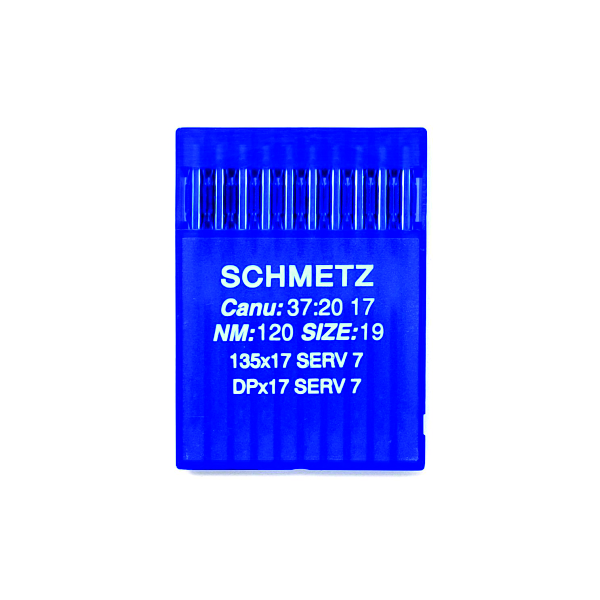 Иглы Schmetz DPx17 SERV7 120/19 для промышленных машин 