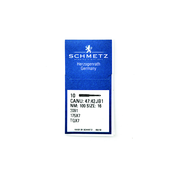 Иглы Schmetz TQx7 100/16 для промышленных машин 